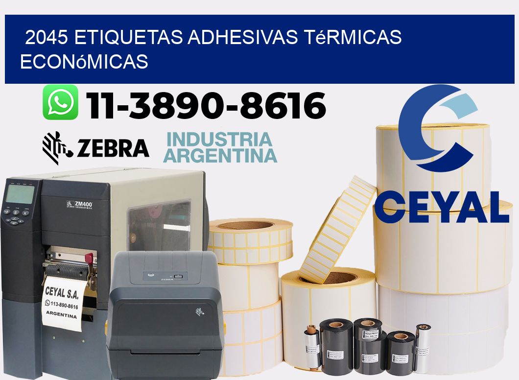 2045 etiquetas adhesivas térmicas económicas