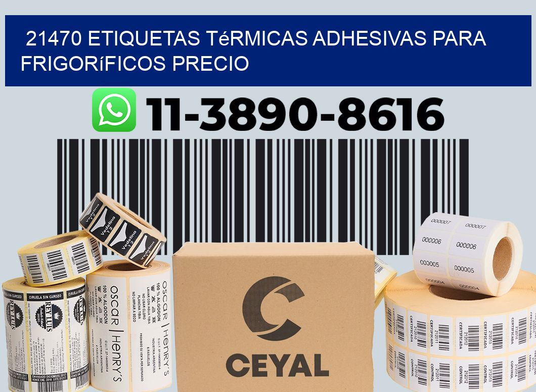21470 etiquetas térmicas adhesivas para frigoríficos precio