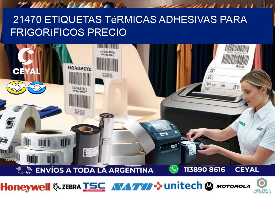 21470 etiquetas térmicas adhesivas para frigoríficos precio