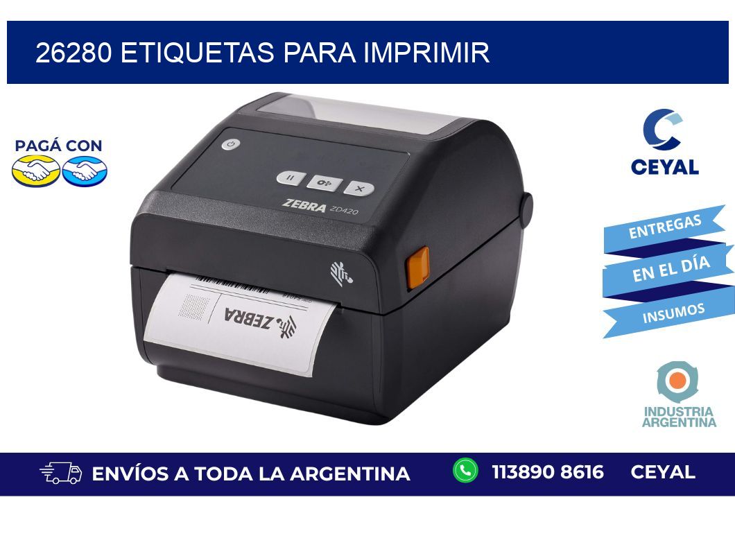26280 etiquetas para imprimir