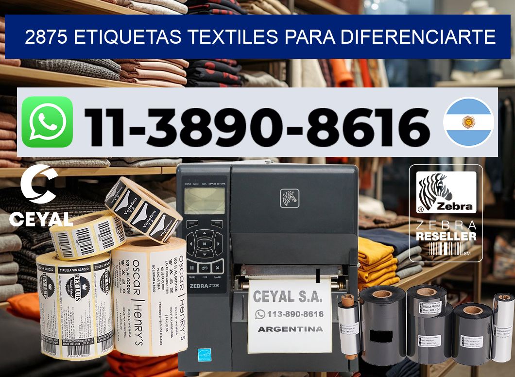 2875 Etiquetas textiles para diferenciarte