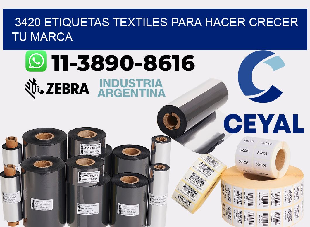 3420 Etiquetas textiles para hacer crecer tu marca