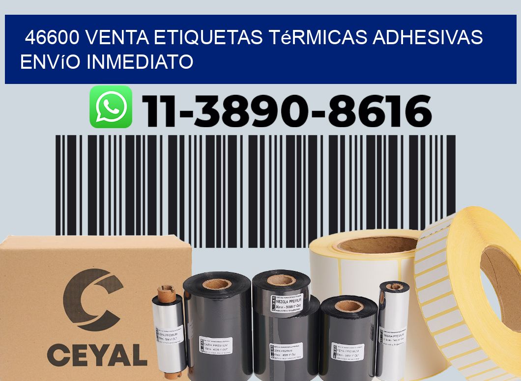 46600 venta etiquetas térmicas adhesivas envío inmediato