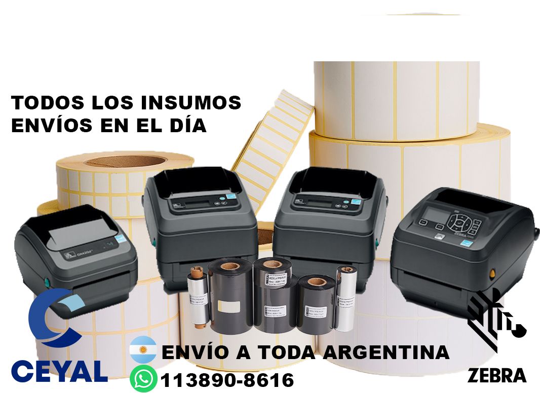4700 etiquetas durables con ribbon