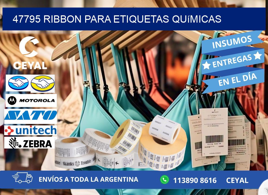 47795 ribbon para etiquetas químicas