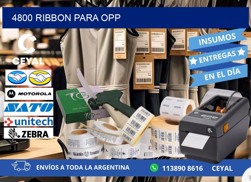 4800 ribbon para opp