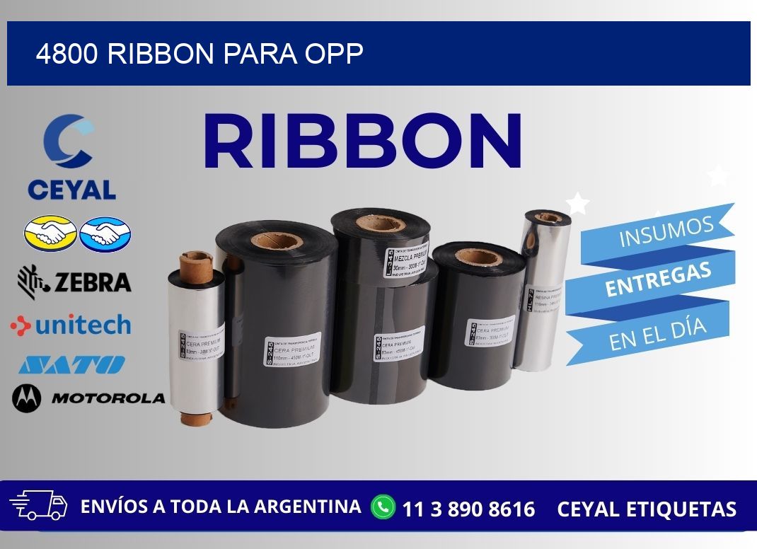 4800 ribbon para opp