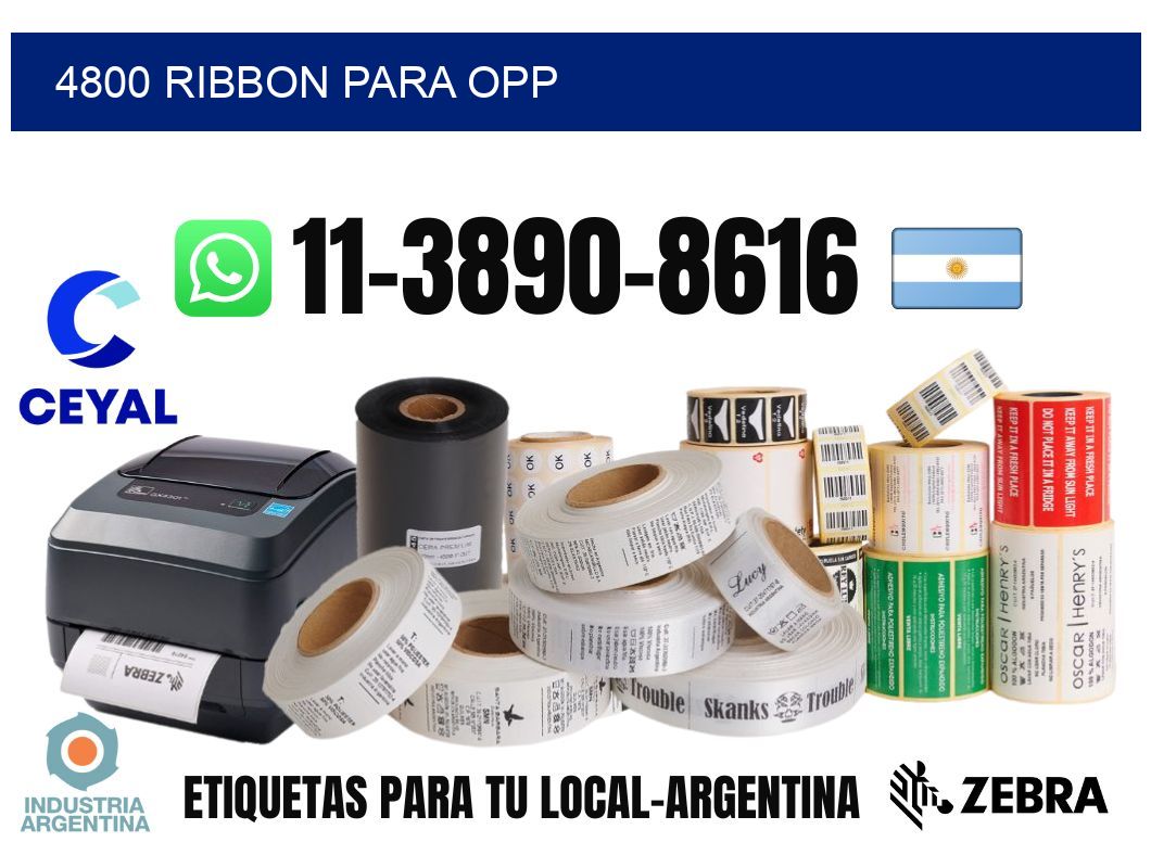 4800 ribbon para opp