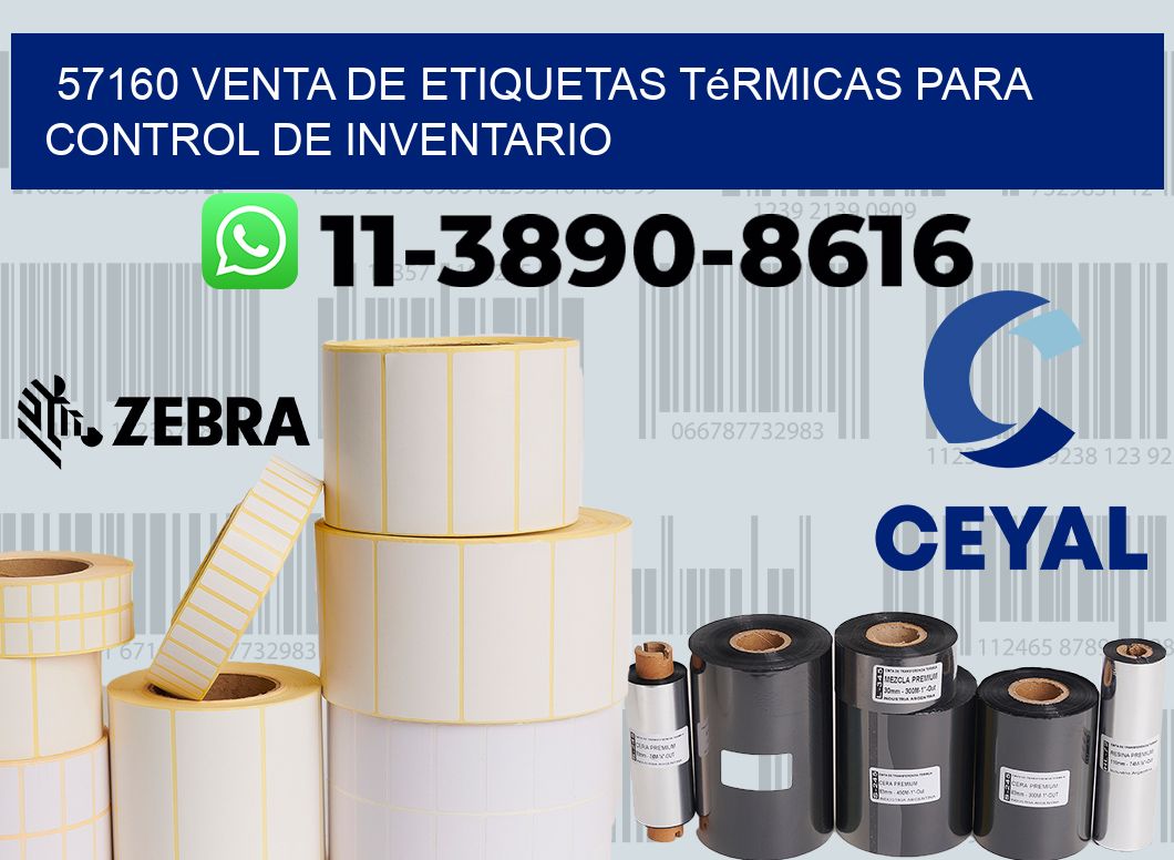 57160 venta de etiquetas térmicas para control de inventario