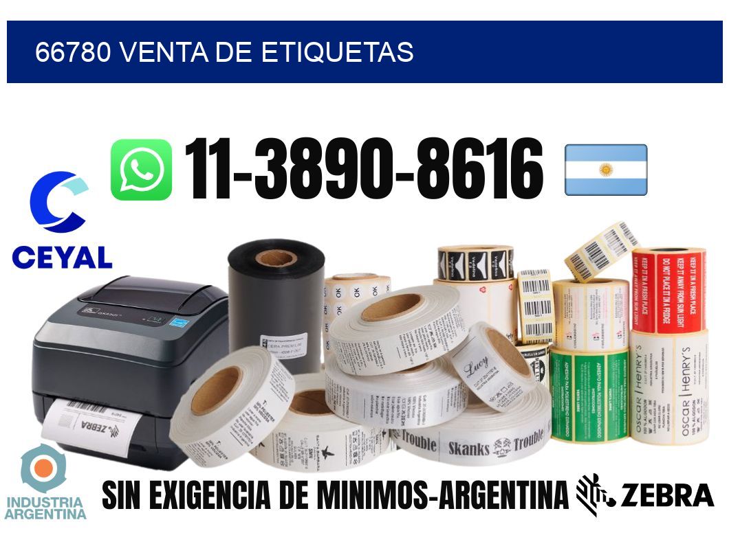66780 venta de etiquetas