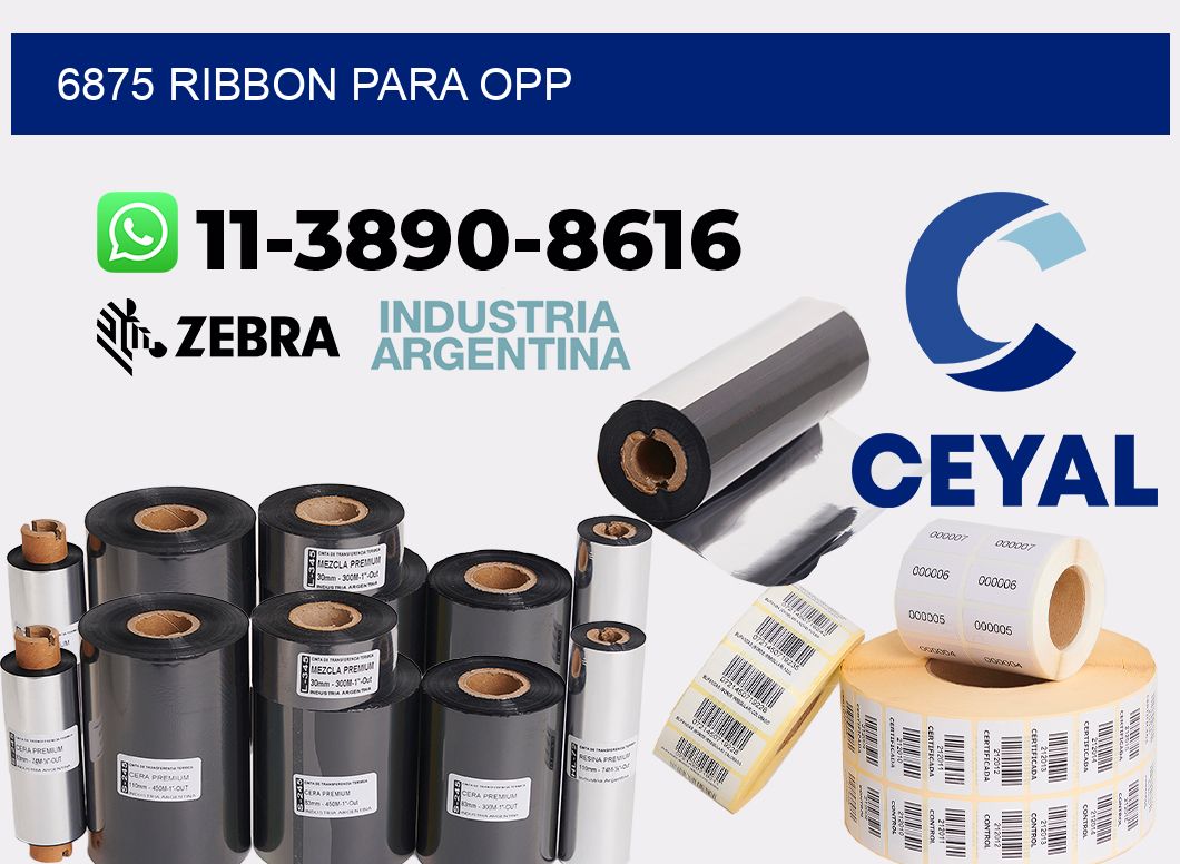 6875 ribbon para opp