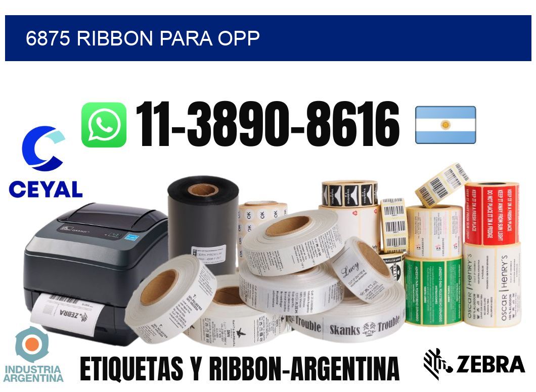 6875 ribbon para opp
