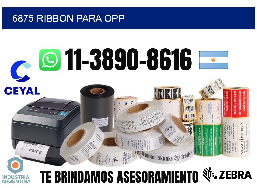 6875 ribbon para opp