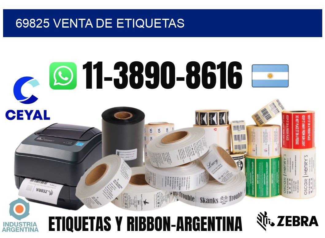 69825 venta de etiquetas