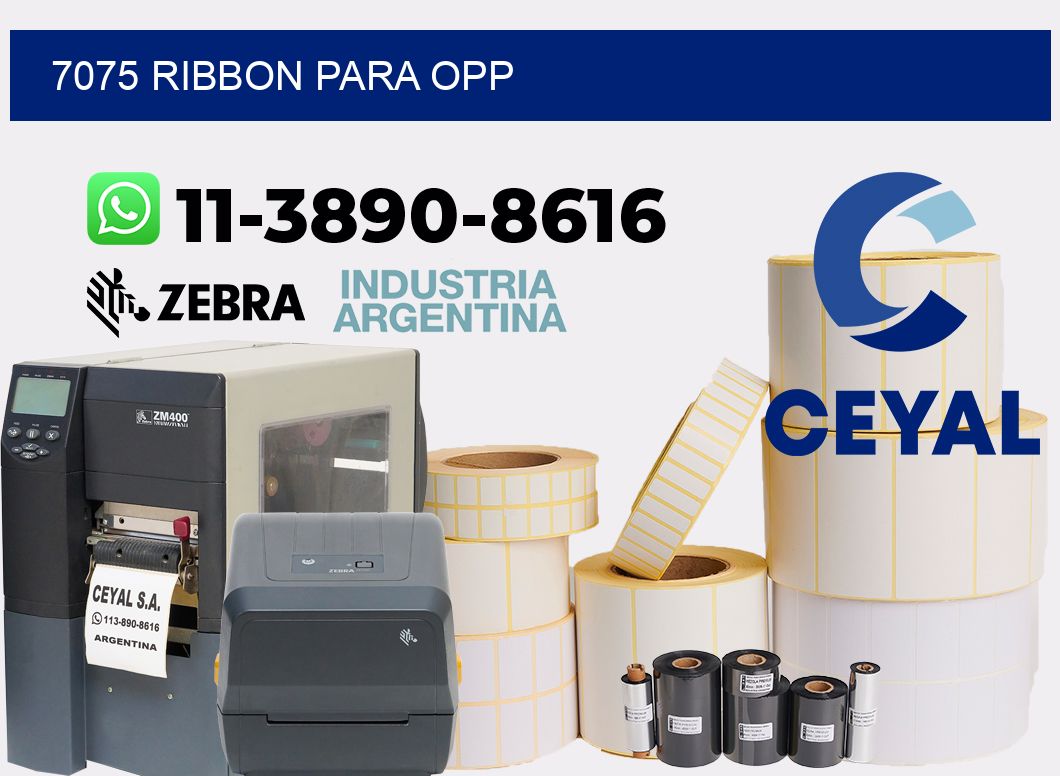 7075 ribbon para opp