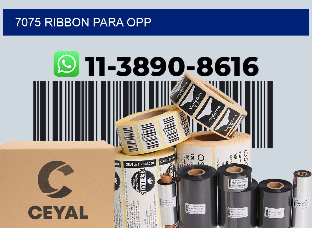 7075 ribbon para opp