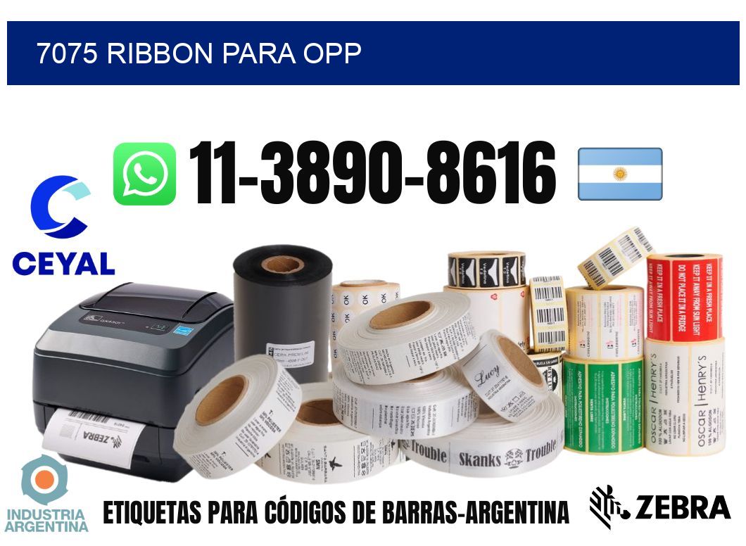 7075 ribbon para opp