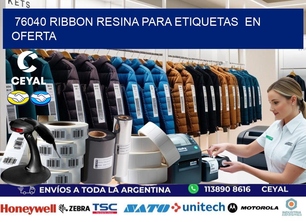 76040 ribbon resina para etiquetas  en oferta