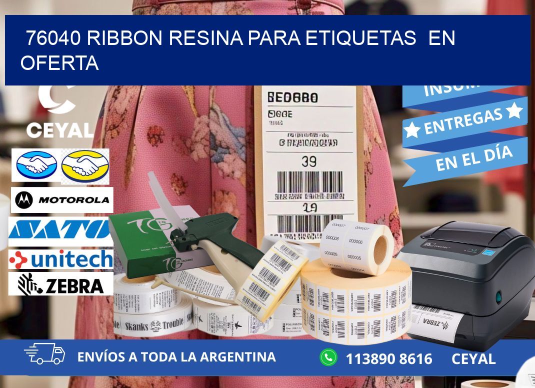 76040 ribbon resina para etiquetas  en oferta