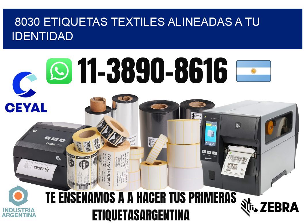 8030 Etiquetas textiles alineadas a tu identidad