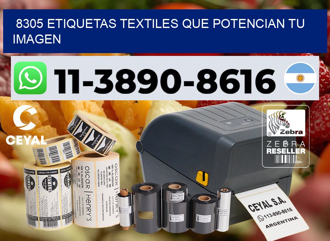 8305 Etiquetas textiles que potencian tu imagen