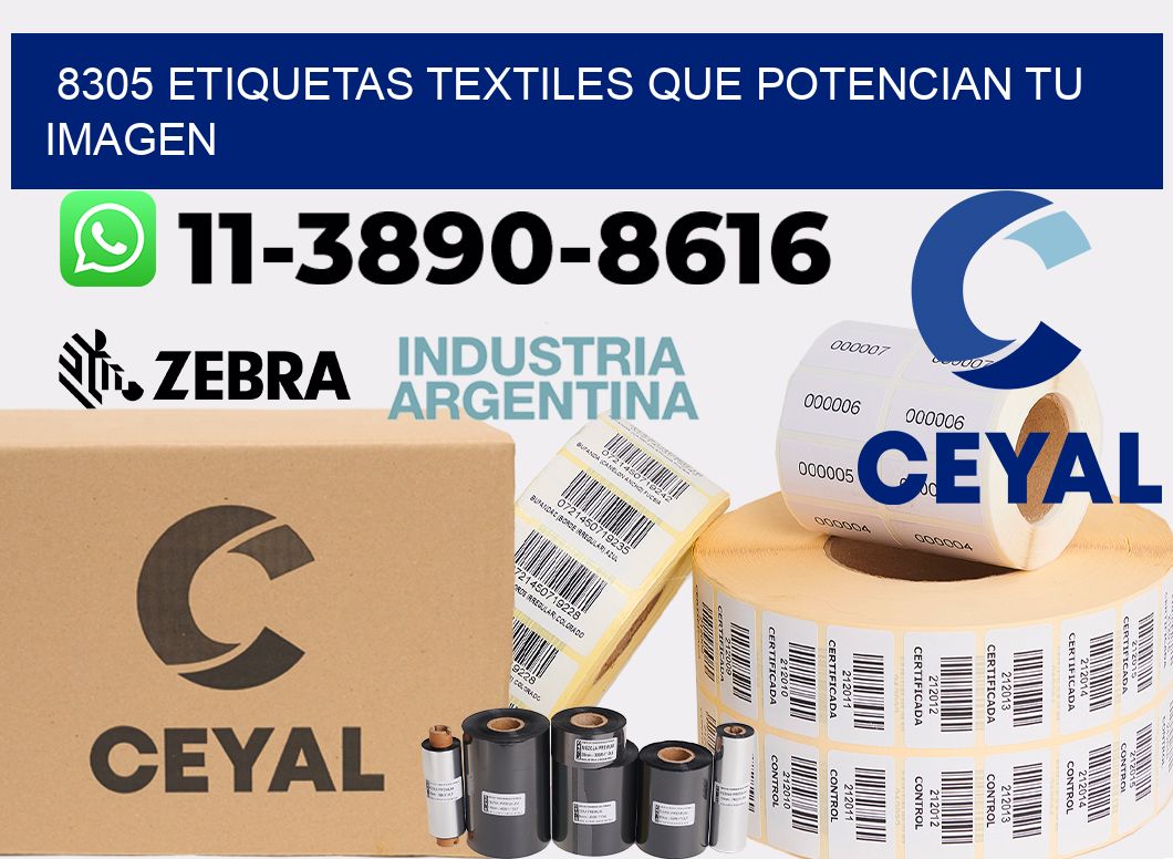 8305 Etiquetas textiles que potencian tu imagen