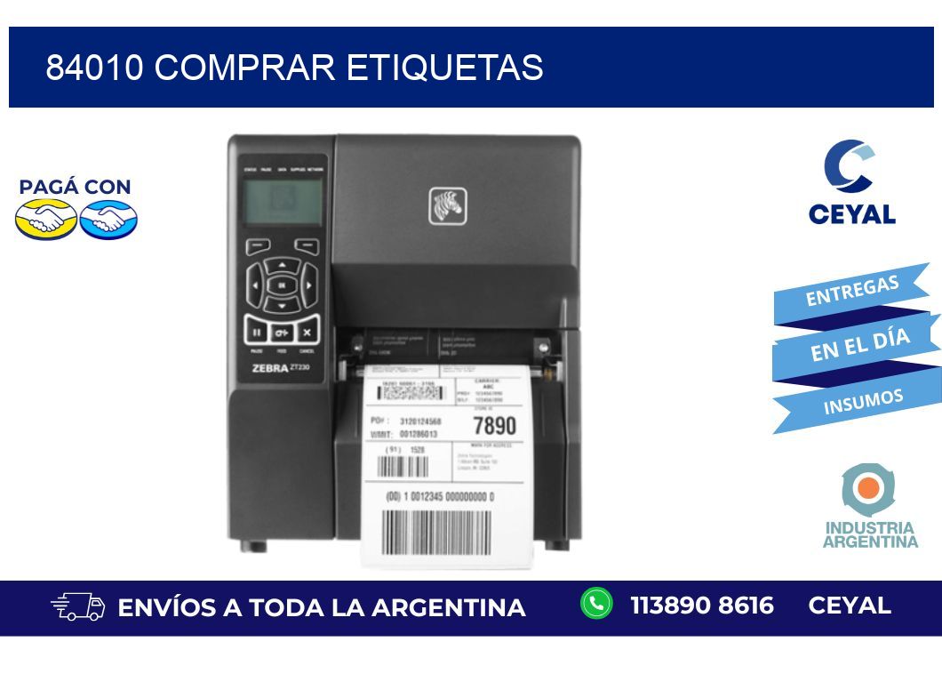 84010 comprar etiquetas