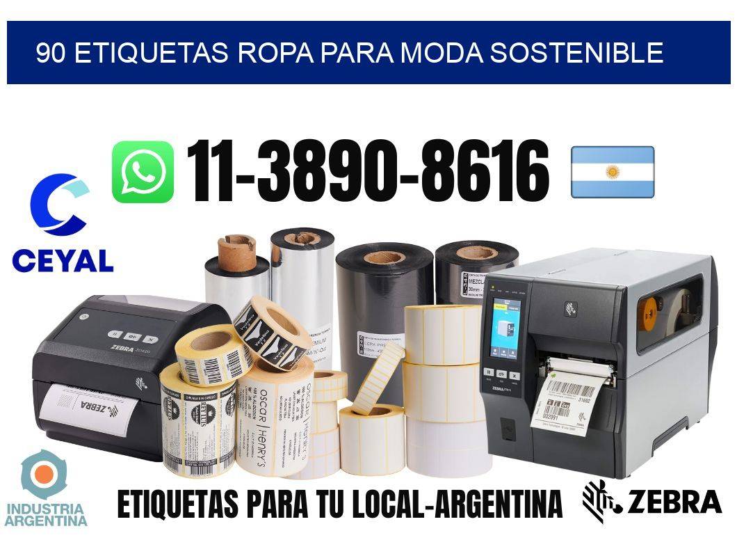 90 Etiquetas ropa para moda sostenible