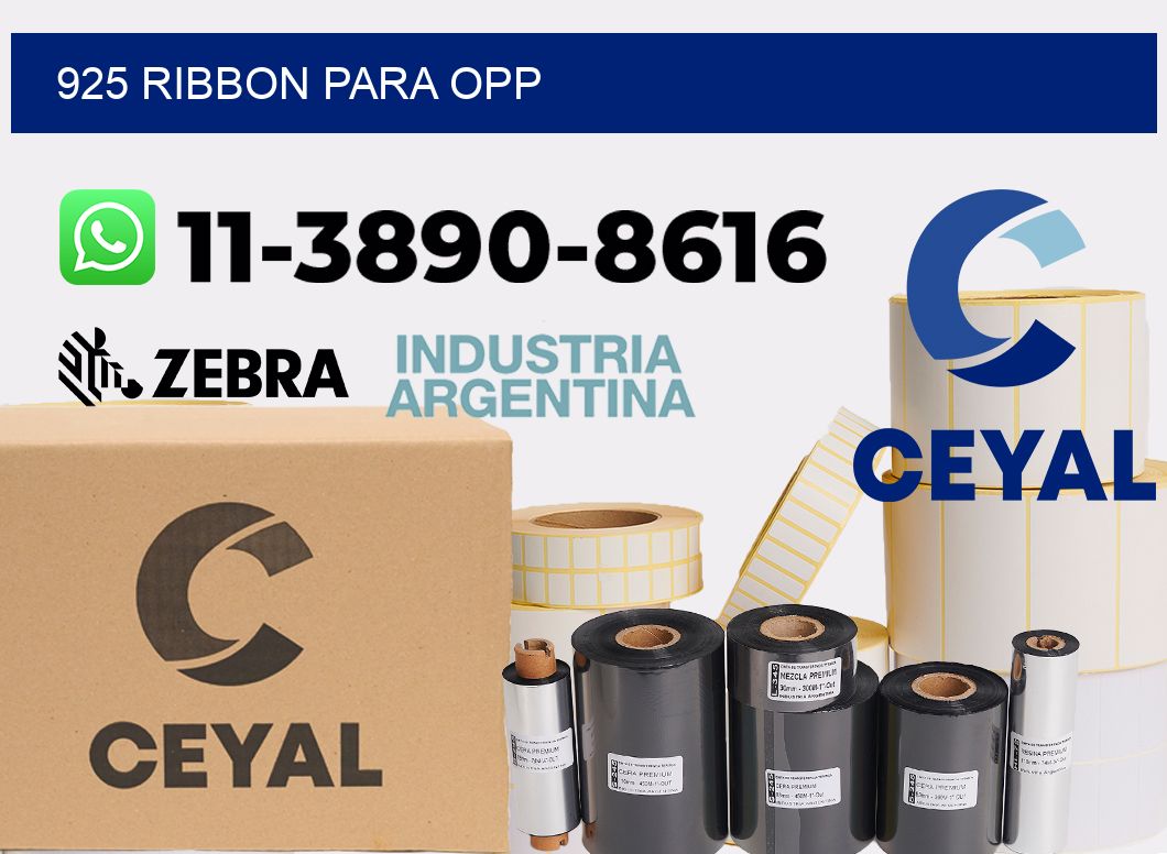 925 ribbon para opp