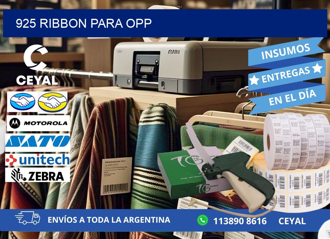 925 ribbon para opp
