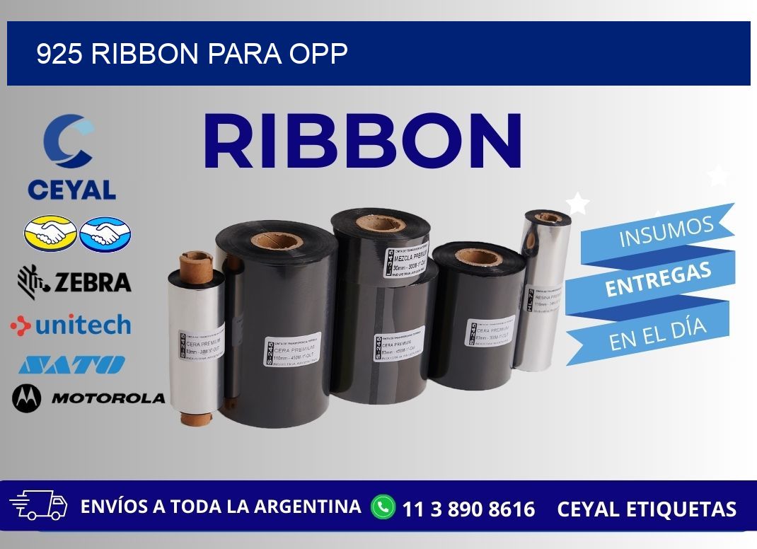 925 ribbon para opp