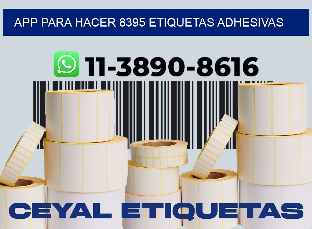 App para hacer 8395 etiquetas adhesivas