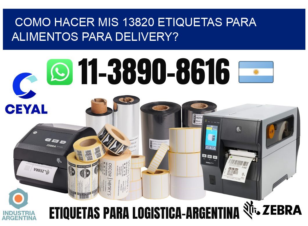 como hacer mis 13820 etiquetas para alimentos para delivery?