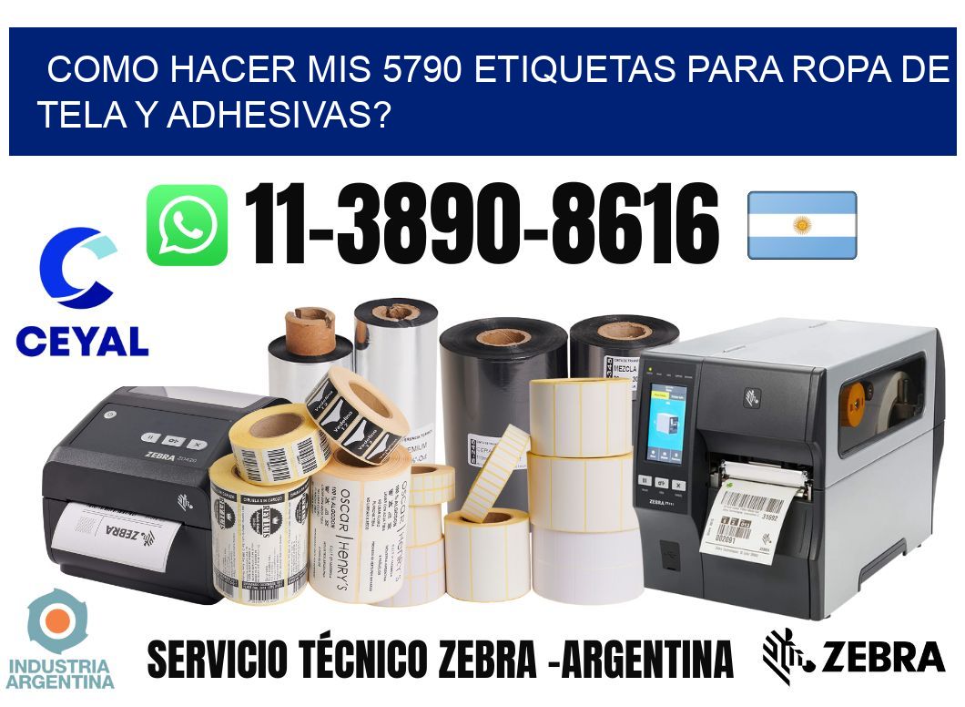 como hacer mis 5790 etiquetas para ropa de tela y adhesivas?