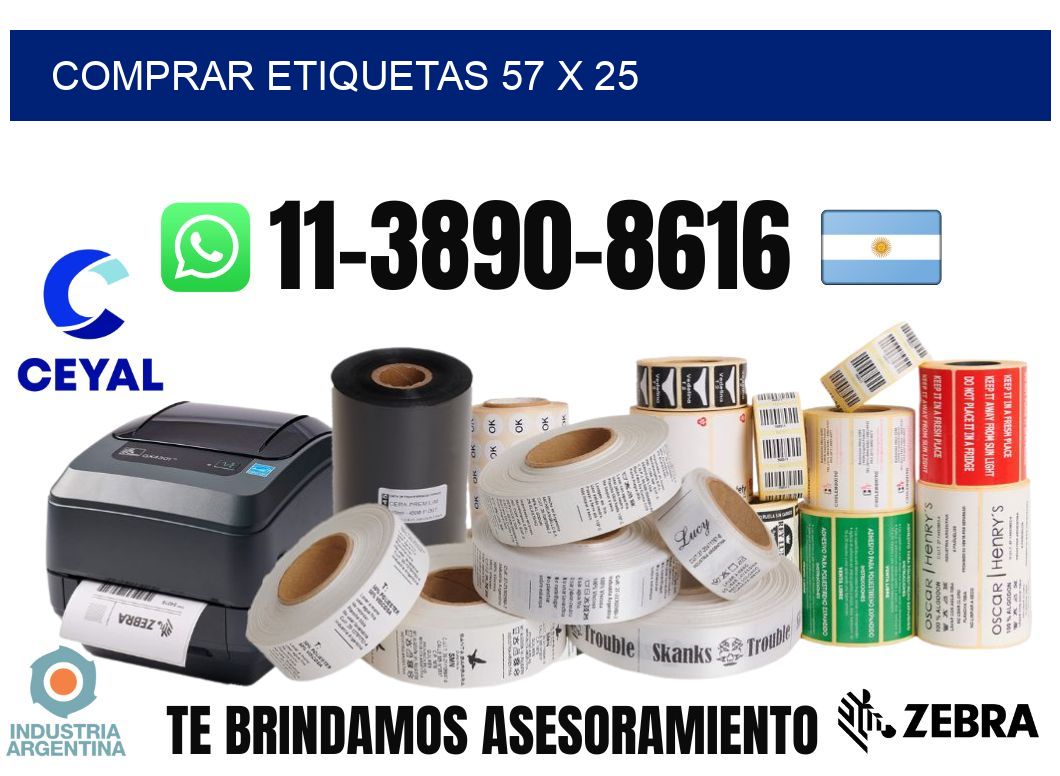 comprar etiquetas 57 x 25