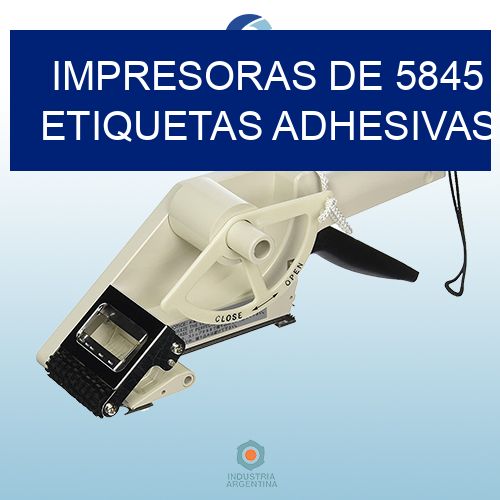 impresoras de 5845 etiquetas adhesivas