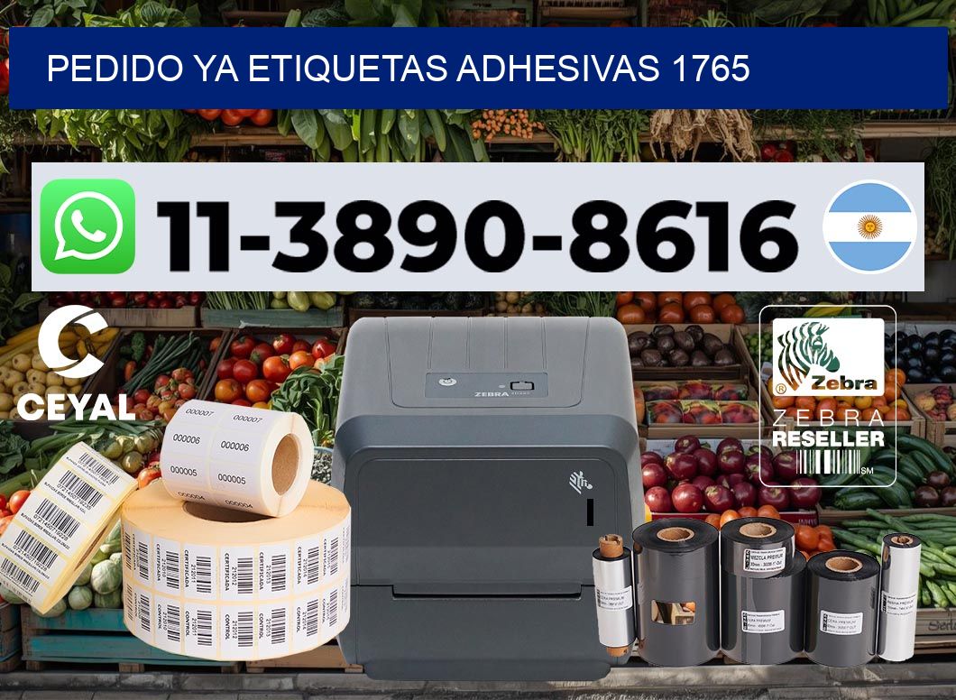 pedido ya etiquetas adhesivas 1765