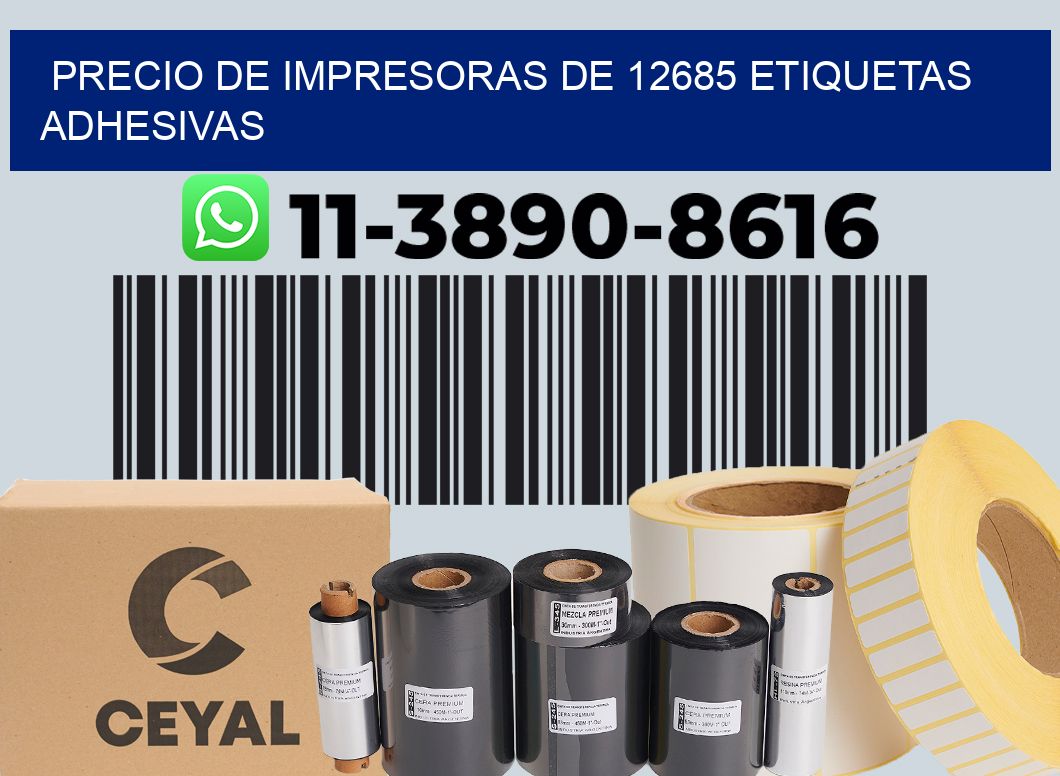 precio de impresoras de 12685 etiquetas adhesivas