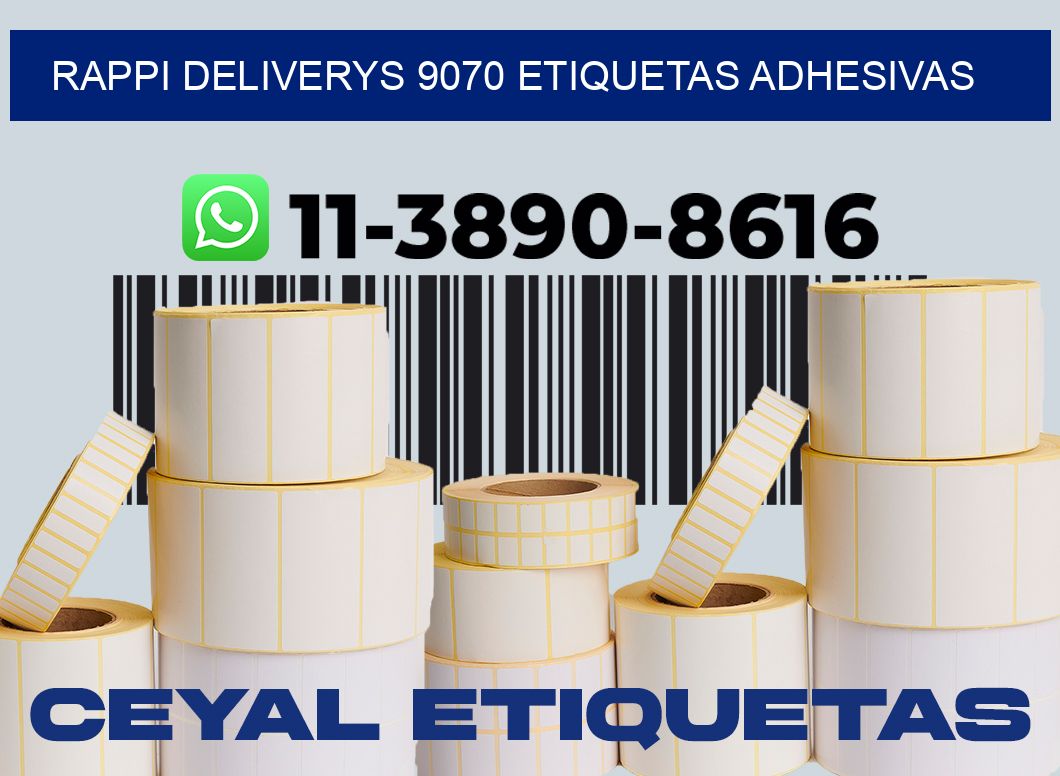 rappi deliverys 9070 etiquetas adhesivas