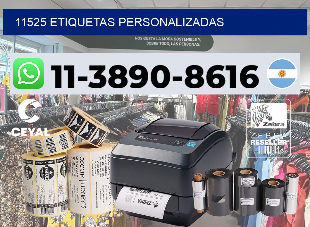 11525 etiquetas personalizadas