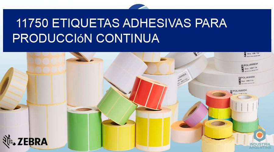 11750 Etiquetas adhesivas para producción continua