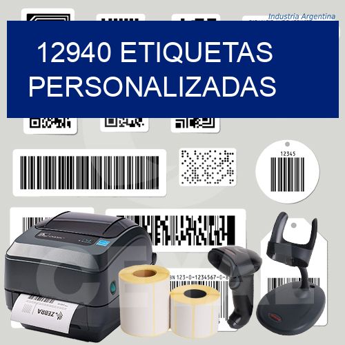 12940 etiquetas personalizadas