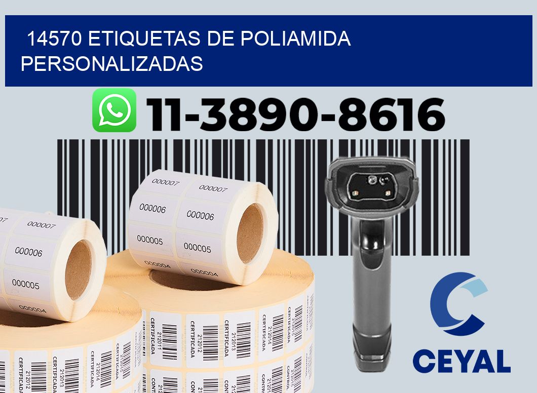 14570 Etiquetas de poliamida personalizadas