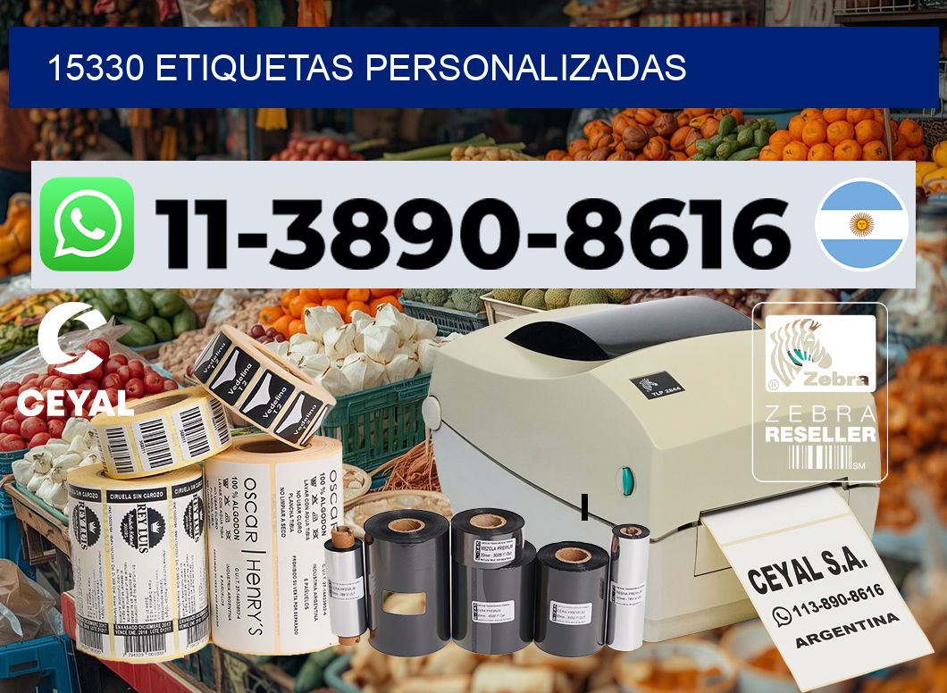 15330 etiquetas personalizadas