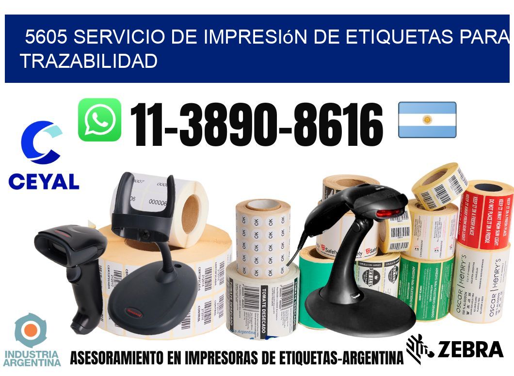 5605 Servicio de impresión de etiquetas para trazabilidad
