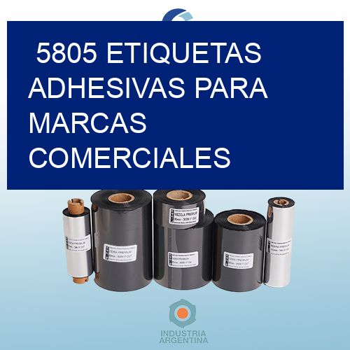 5805 Etiquetas adhesivas para marcas comerciales