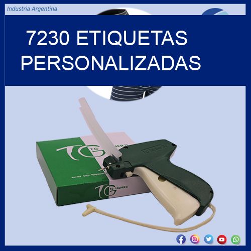 7230 etiquetas personalizadas
