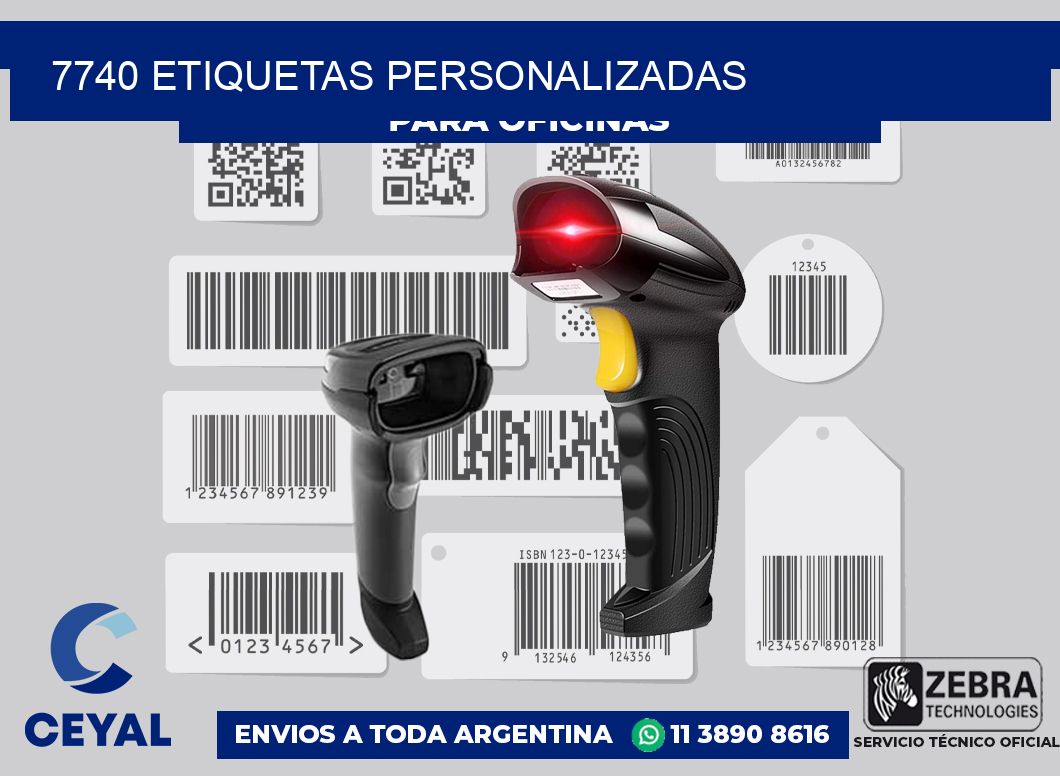 7740 etiquetas personalizadas