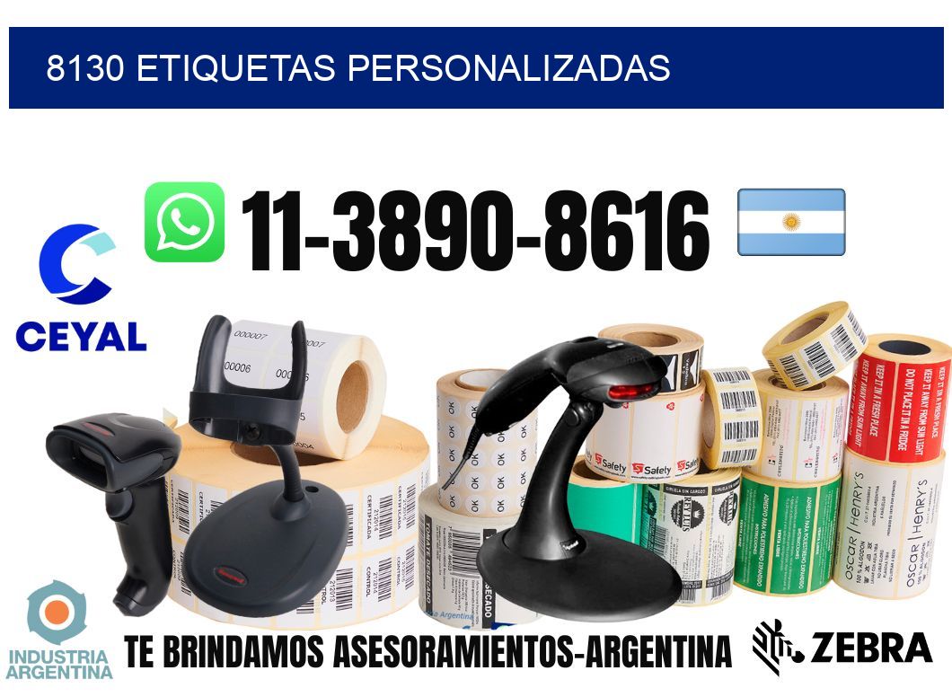 8130 etiquetas personalizadas