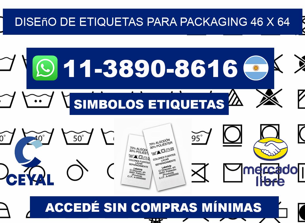 diseño de etiquetas para packaging 46 x 64